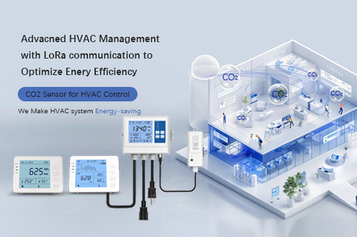 مراقبة ثاني أكسيد الكربون لـ LoRa لإدارة HVAC لتحسين الطاقة