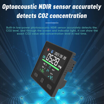 سعر جيد تويا ذكي مائدة ثاني أكسيد الكربون الداخلية فوك مراقبة جودة الهواء الكشف عن الحرارة الانترنت