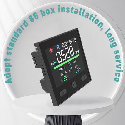 سعر جيد المنزلي الذكي CO2 PM2.5 فورمالدهايد مراقبة جودة الهواء الداخلي الذكية الانترنت