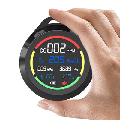 سعر جيد شاشة LCD للكشف عن ثاني أكسيد الكربون المحمول لدرجة الحرارة والرطوبة 1500mAh الانترنت