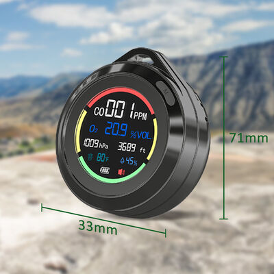 سعر جيد إنذار ثاني أكسيد الكربون المحمول في الهواء الطلق كاشف غاز رقمي قابل لإعادة الشحن الانترنت