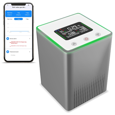 2.4GHz Wi-Fi Smart Radon Detector Sensor لتنبيهات التطبيقات المنزلية