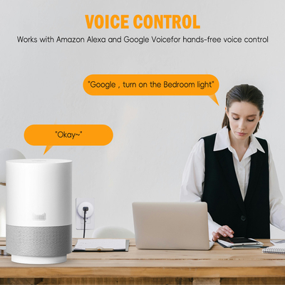 سعر جيد Home Wireless WIFI Smart Socket Plug For Alexa 5GHz 240V 1800W (مصدر هاتف أليكساس) الانترنت