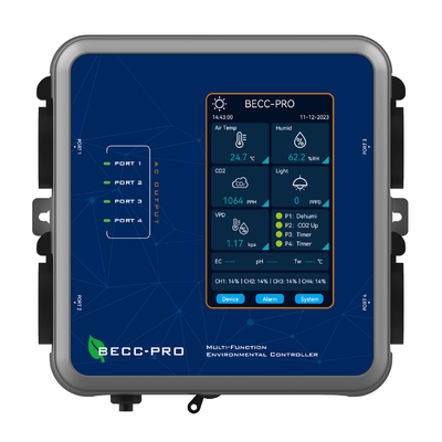 سعر جيد حرارة ثاني أكسيد الكربون والرطوبة وحدة تحكم الرطوبة في الدفيئة 240 فولت 800x480 شاشة LCD الانترنت