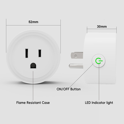 سعر جيد مدرسة البيت اليكسا جوجل واي فاي Smart Plug 220v 300g OEM أبيض الانترنت