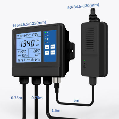 Greenhouse CO2 Controller - WiF Enabled CO2 & Temp & Humidity 3-in-One Sensor