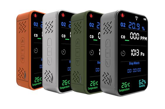 سعر جيد جهاز اختبار جودة الهواء PT09 لإنترنت الأشياء: مزامنة بيانات لاسلكية لـ O2 و CO والضغط الانترنت