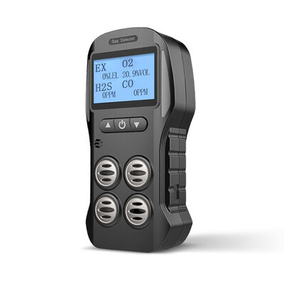 سعر جيد كاشف الغاز المحمول عالي الدقة X-4 4 في 1 EX O2 CO H2S متعدد اللغات تسجيل البيانات بطارية 2000mAh بالجملة الانترنت