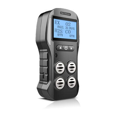 سعر جيد كاشف 4 غازات محمول يدوي، شاشة متعددة الغازات مع شاشة LCD للكشف عن الغازات القابلة للاشتعال الانترنت