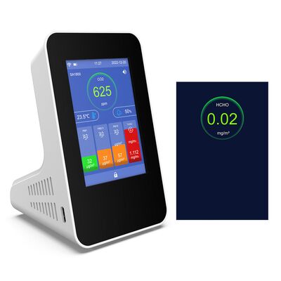 سعر جيد كاشف جودة الهواء الداخلي SA1800 - مقياس HCHO و TVOC عالي الدقة مع إنذار أول أكسيد الكربون، جهاز مراقبة الغازات السامة للمنزل الجديد وغرفة الأطفال الانترنت