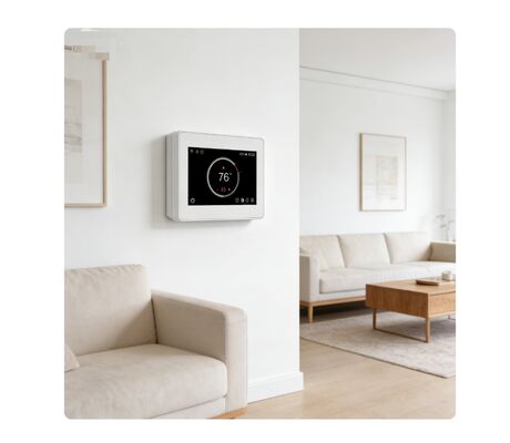 سعر جيد US Style Smart WiFi Touchscreen Thermostat - Falcon Series وحدة تحكم HVAC قابلة للبرمجة مع MyHouse Pro / Smart Life App Control الانترنت